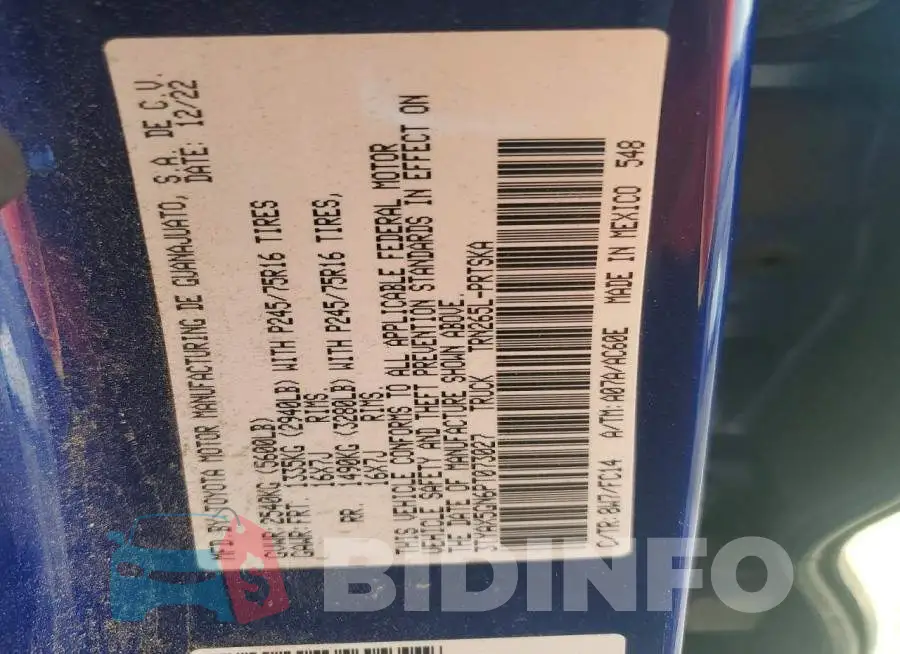 3TYAX5GN6PT073027 Photo# 12