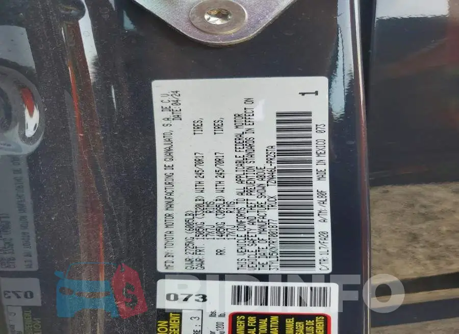 3TYLD5KN7RT001877 Photo# 12