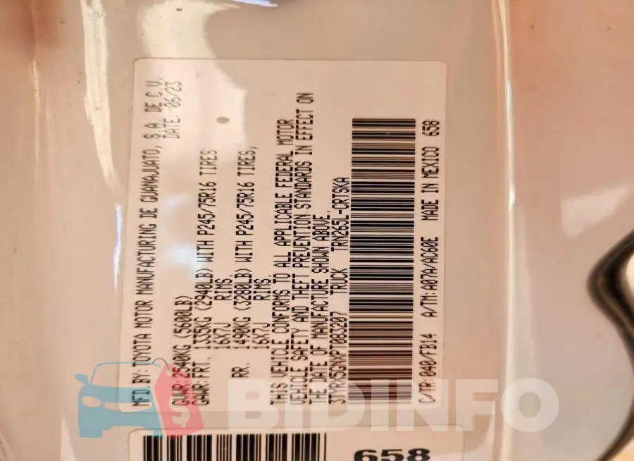 3TYRX5GNXPT083207 Photo# 12