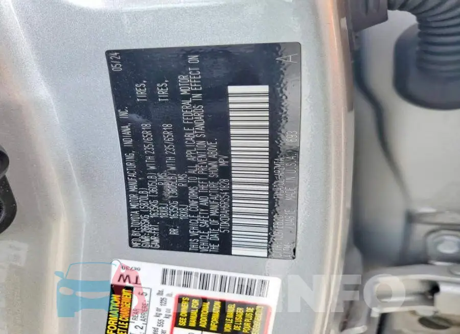 5TDKDRAH6RS541828 Photo# 14