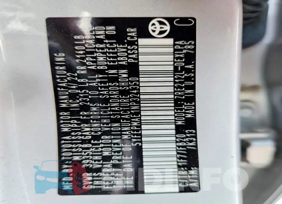 5YFEPMAE1NP324350 Photo# 12