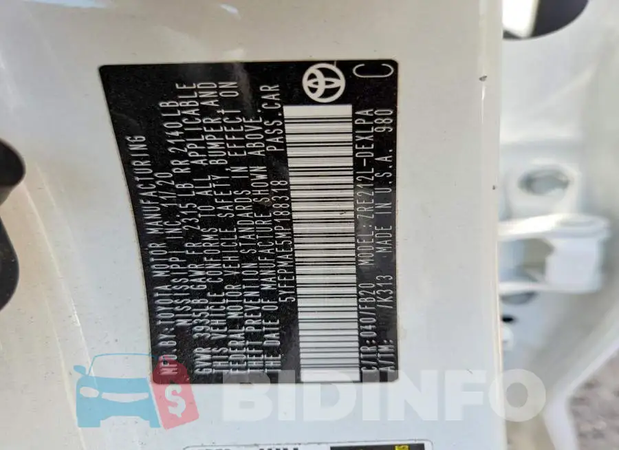 5YFEPMAE5MP188318 Photo# 13