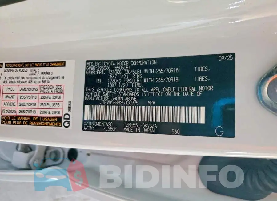 JTEVB5BR8S5020975 Photo# 13