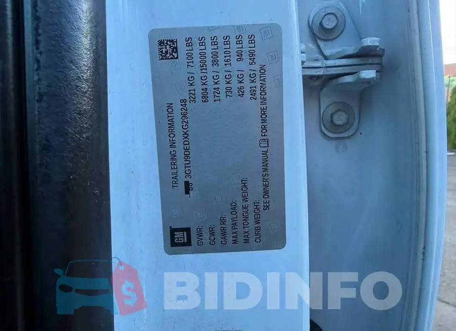 3GTU9DEDXKG296248 Photo# 14