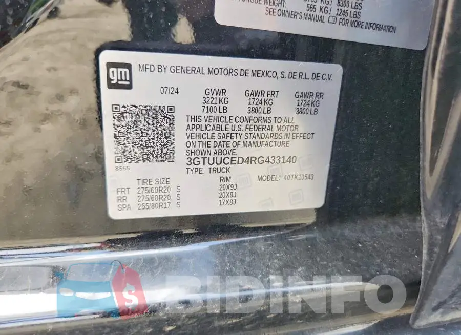 3GTUUCED4RG433140 Photo# 12