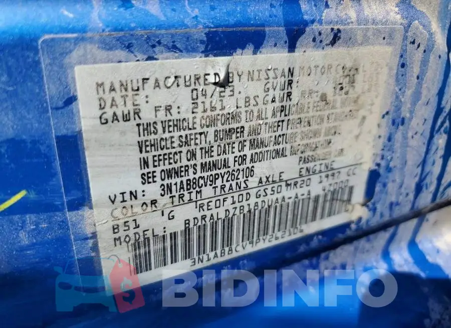 3N1AB8CV9PY262106 Photo# 13