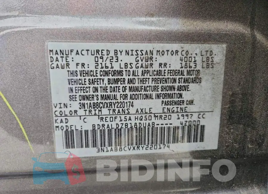 3N1AB8CVXRY220174 Photo# 12