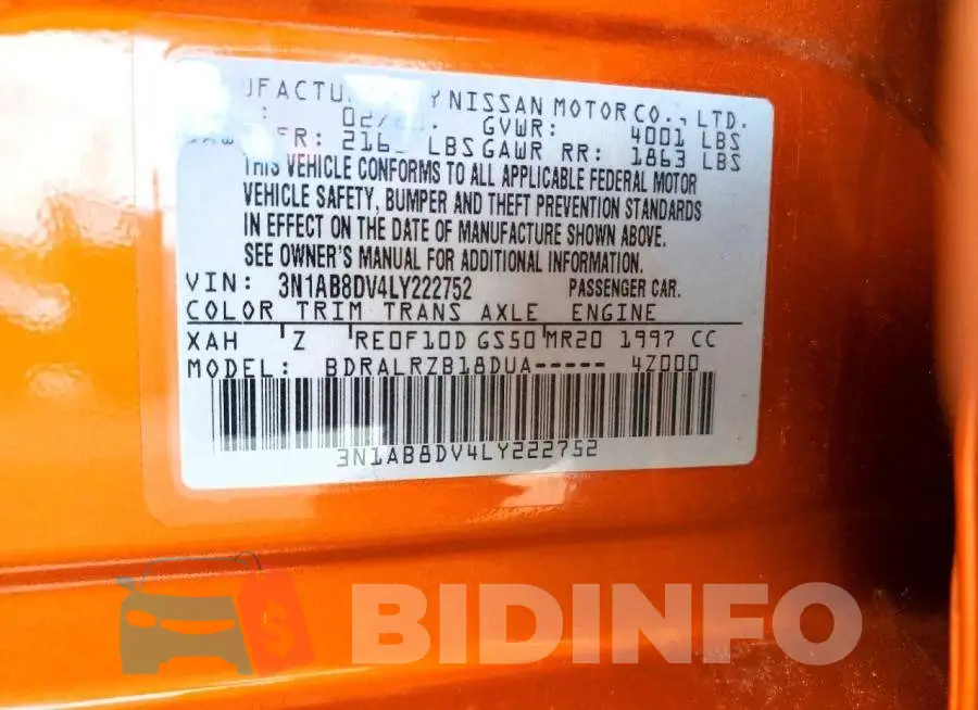 3N1AB8DV4LY222752 Photo# 13