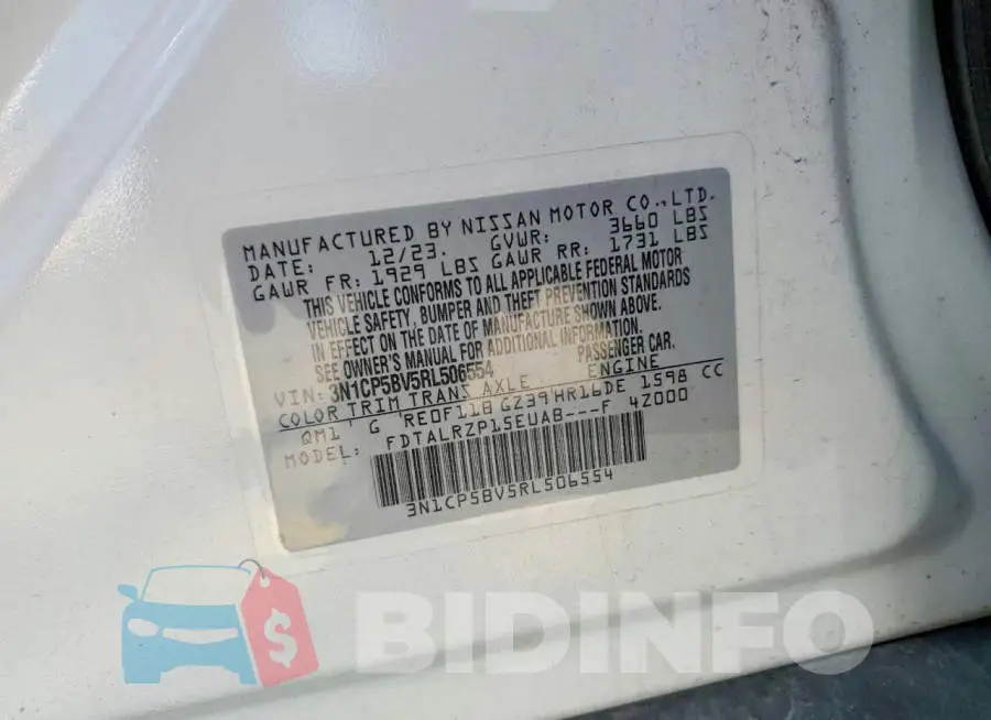 3N1CP5BV5RL506554 Photo# 14