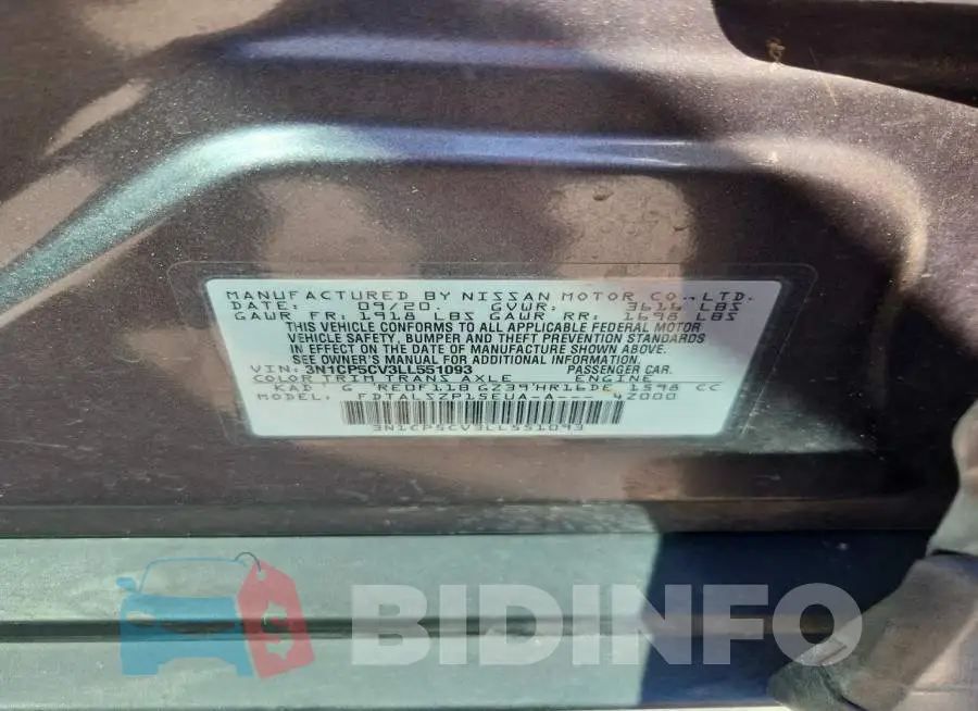 3N1CP5CV3LL551093 Photo# 13