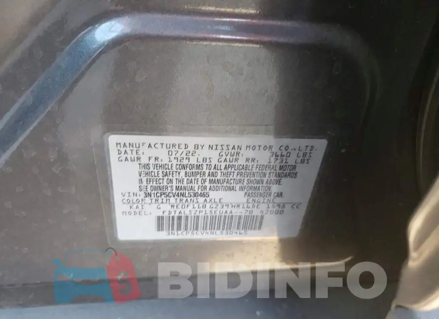 3N1CP5CV4NL530465 Photo# 13