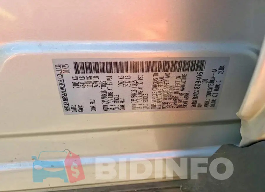 5N1BT3BA0SC809406 Photo# 13