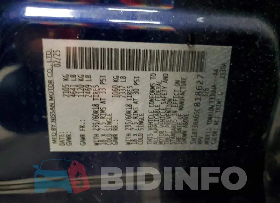 5N1BT3BA6SC818627 Photo# 13
