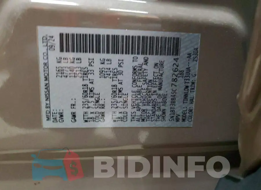 5N1BT3BB4SC782624 Photo# 13