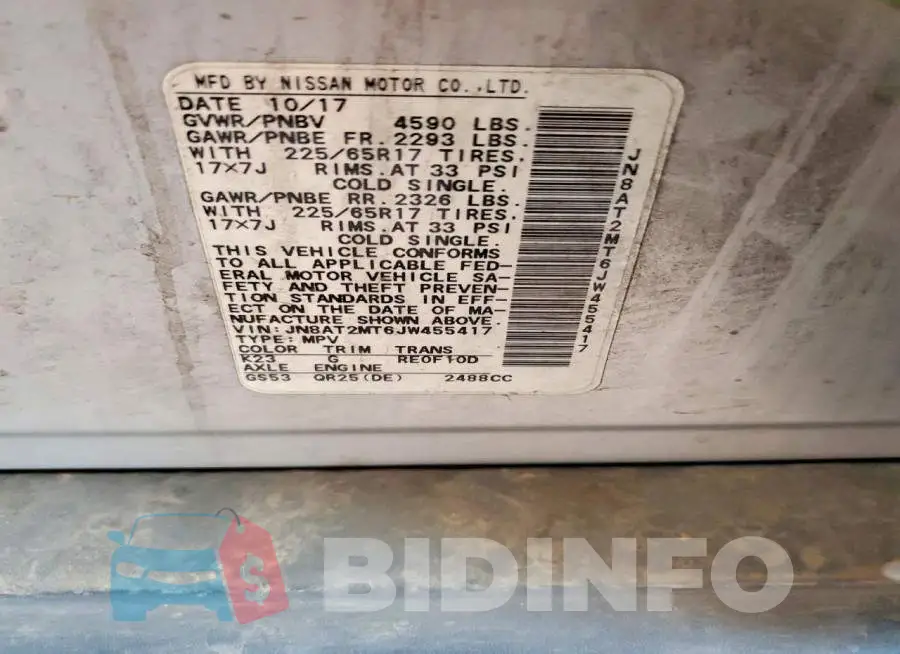 JN8AT2MT6JW455417 Photo# 12