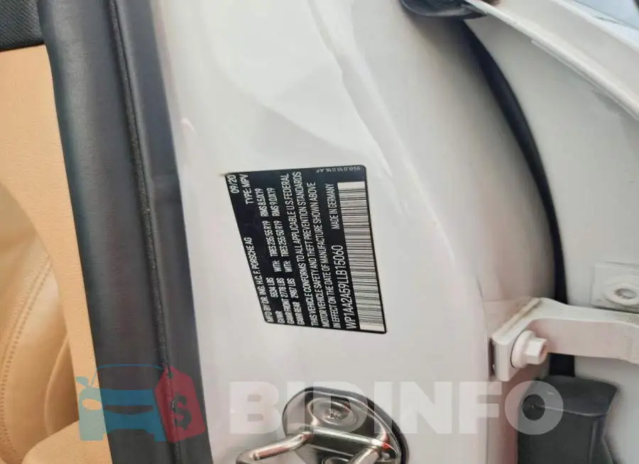 WP1AA2A59LLB15060 Photo# 14
