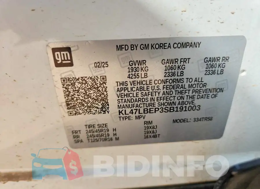 KL47LBEP3SB191003 Photo# 13