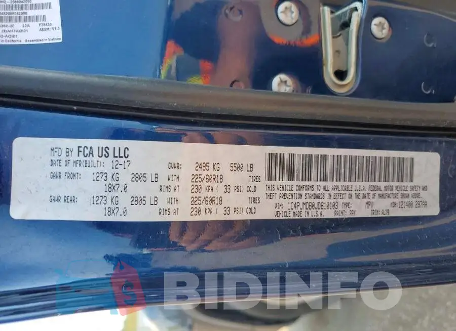 1C4PJMDB0JD610103 Photo# 13