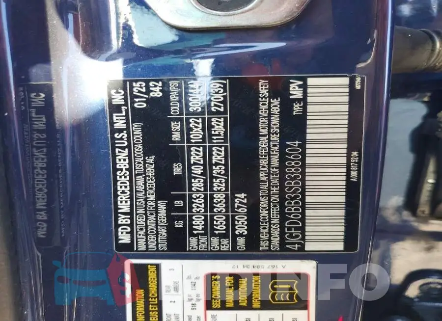 4JGFD6BB3SB388604 Photo# 13