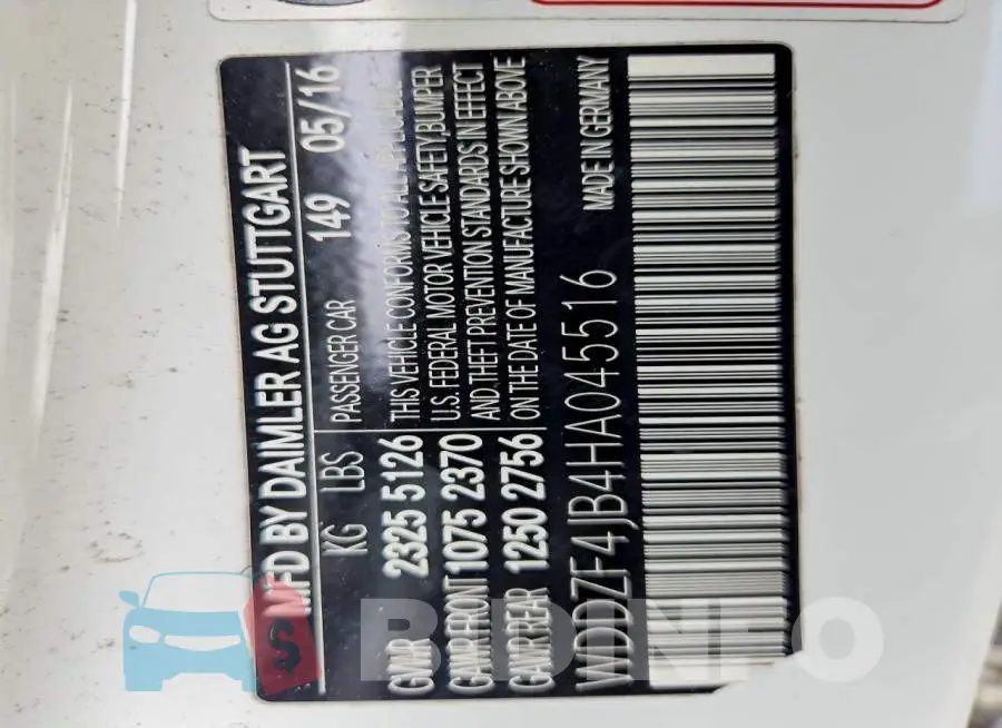 WDDZF4JB4HA045516 Photo# 12