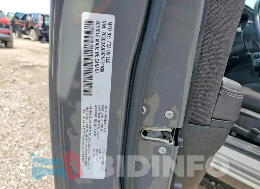 2C3CDXJG4PH661630 Photo# 12