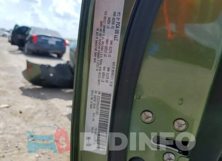 2C3CDZAGXJH271053 Photo# 12