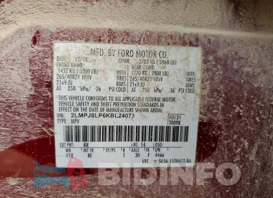 2LMPJ8LP6KBL24073 Photo# 13