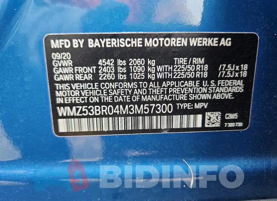 WMZ53BR04M3M57300 Photo# 13