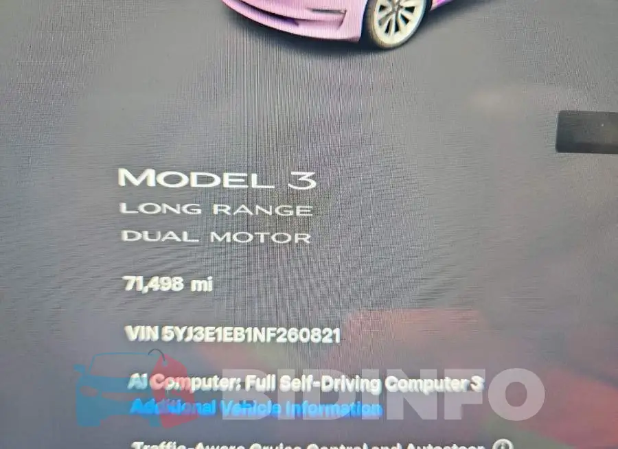 5YJ3E1EB1NF260821 Photo# 9
