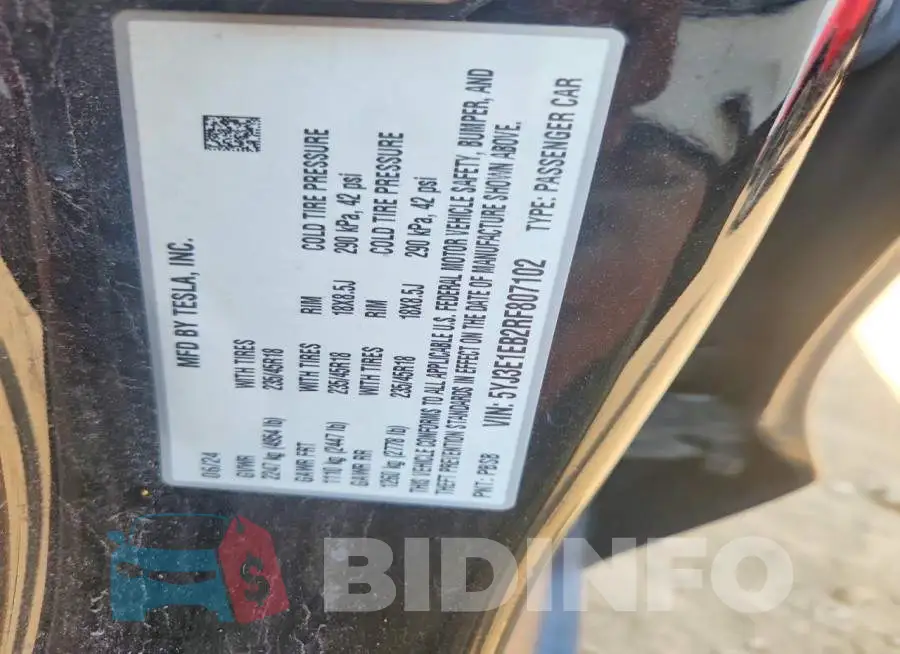 5YJ3E1EB2RF807102 Photo# 13