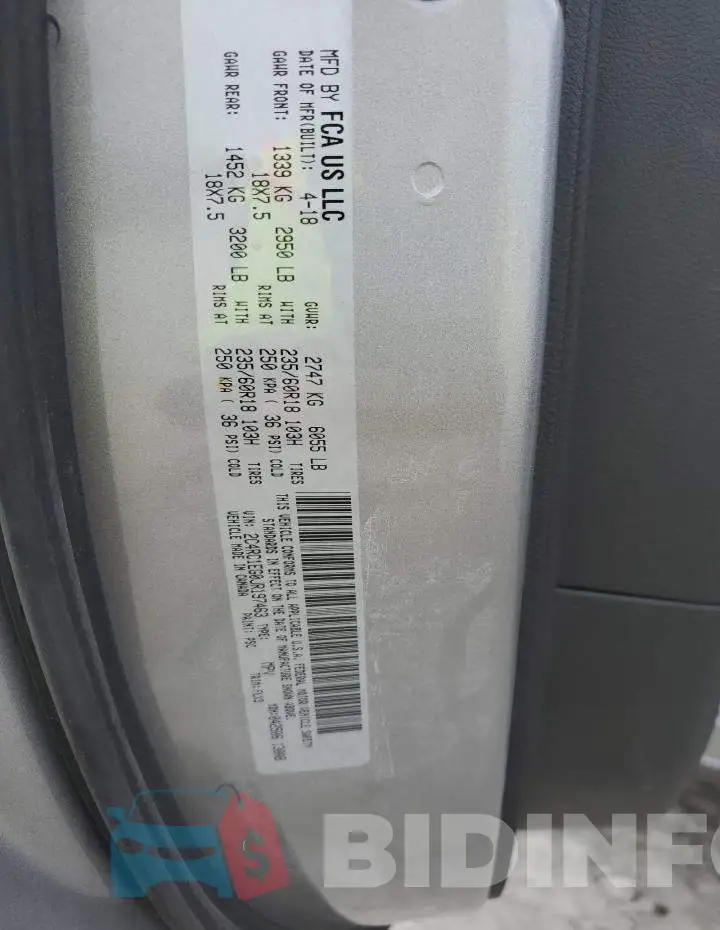 2C4RC1EG0JR197463 Photo# 12