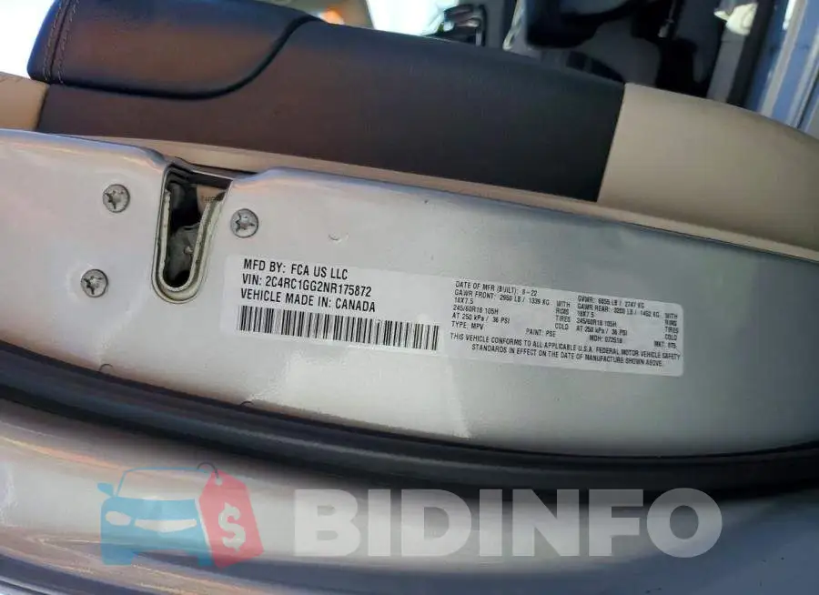 2C4RC1GG2NR175872 Photo# 13
