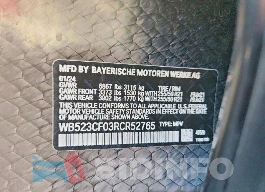 WB523CF03RCR52765 Photo# 13