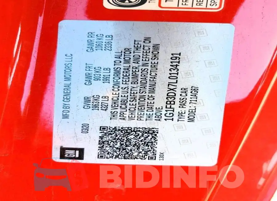 1G1FB3DX7L0134191 Photo# 13