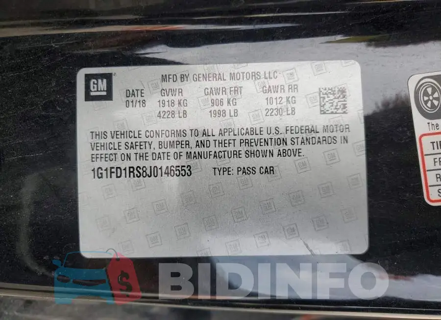 1G1FD1RS8J0146553 Photo# 12