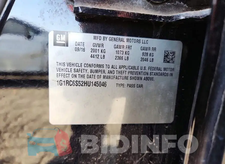 1G1RC6S52HU145046 Photo# 12