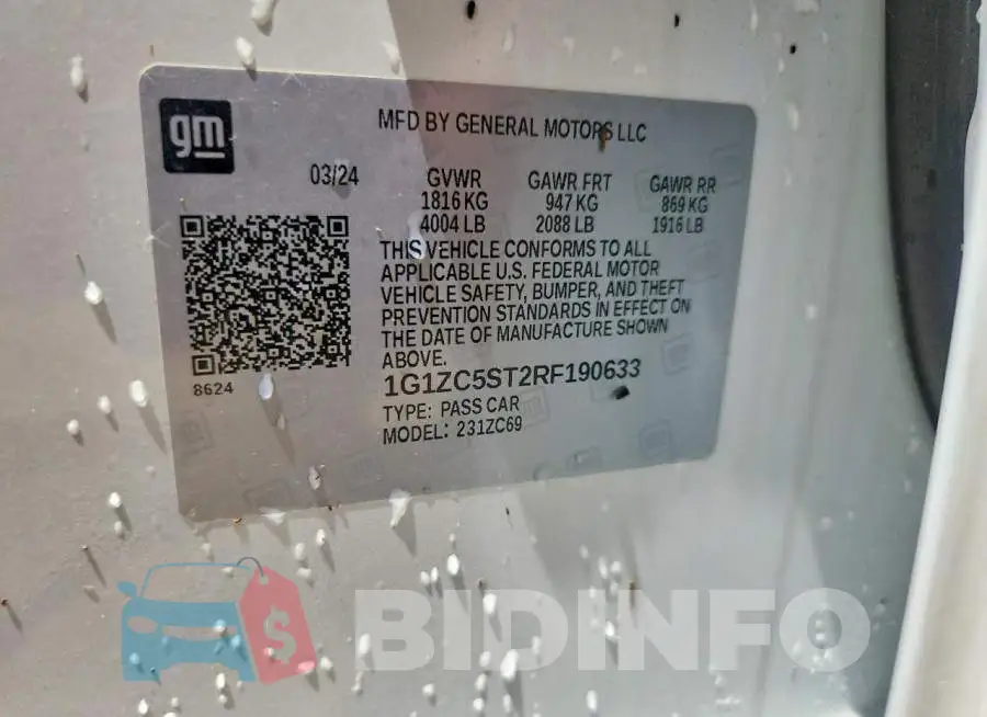 1G1ZC5ST2RF190633 Photo# 12