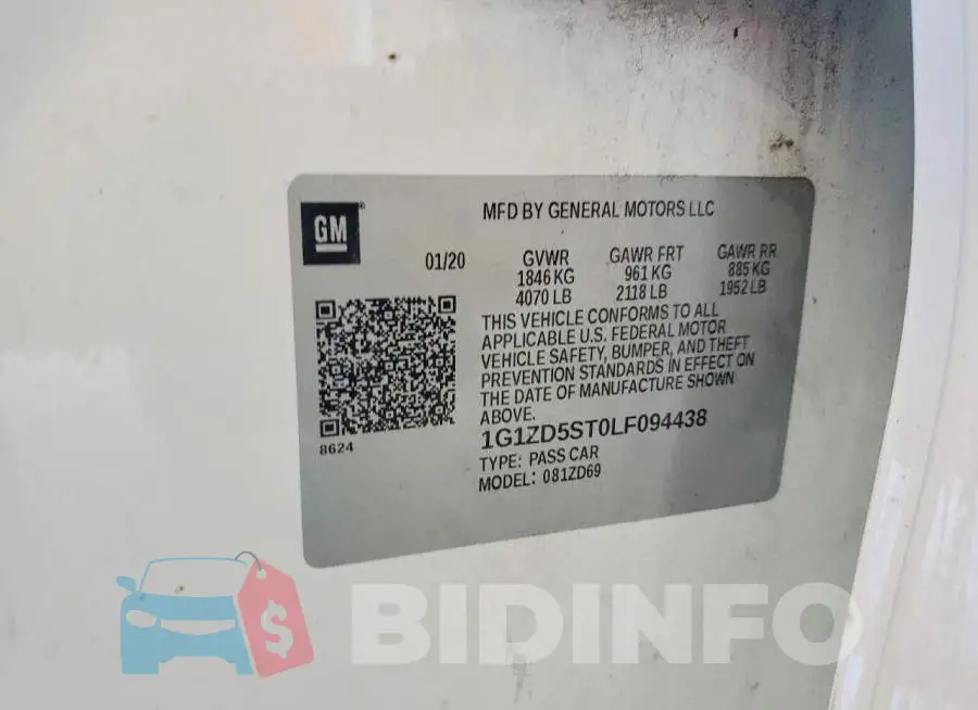 1G1ZD5ST0LF094438 Photo# 12
