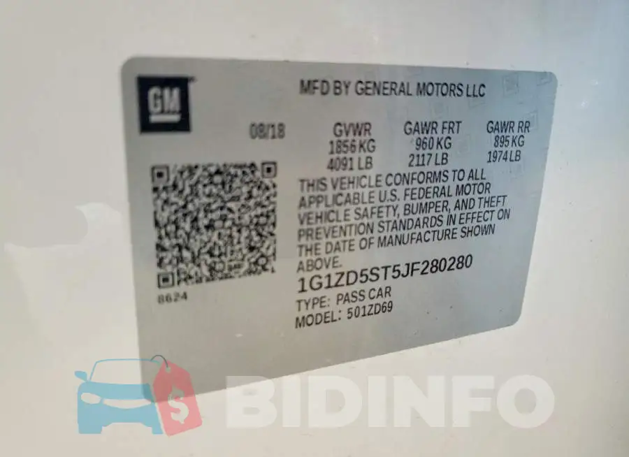 1G1ZD5ST5JF280280 Photo# 12