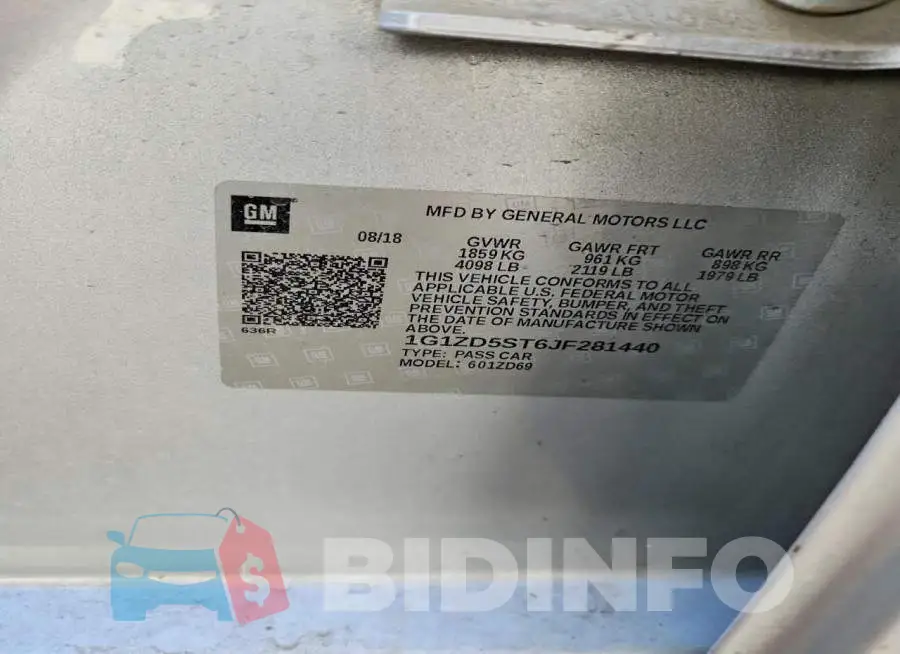 1G1ZD5ST6JF281440 Photo# 12