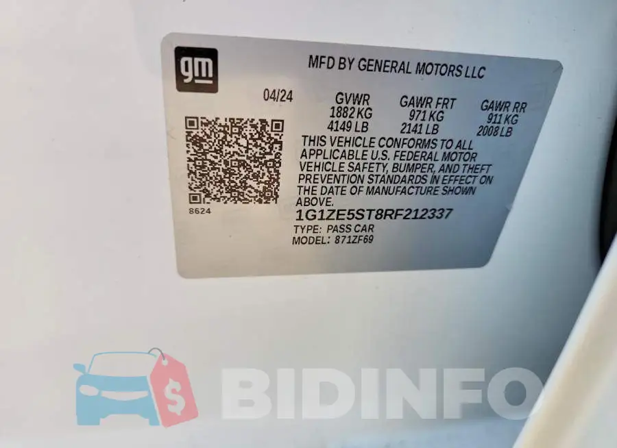 1G1ZE5ST8RF212337 Photo# 13