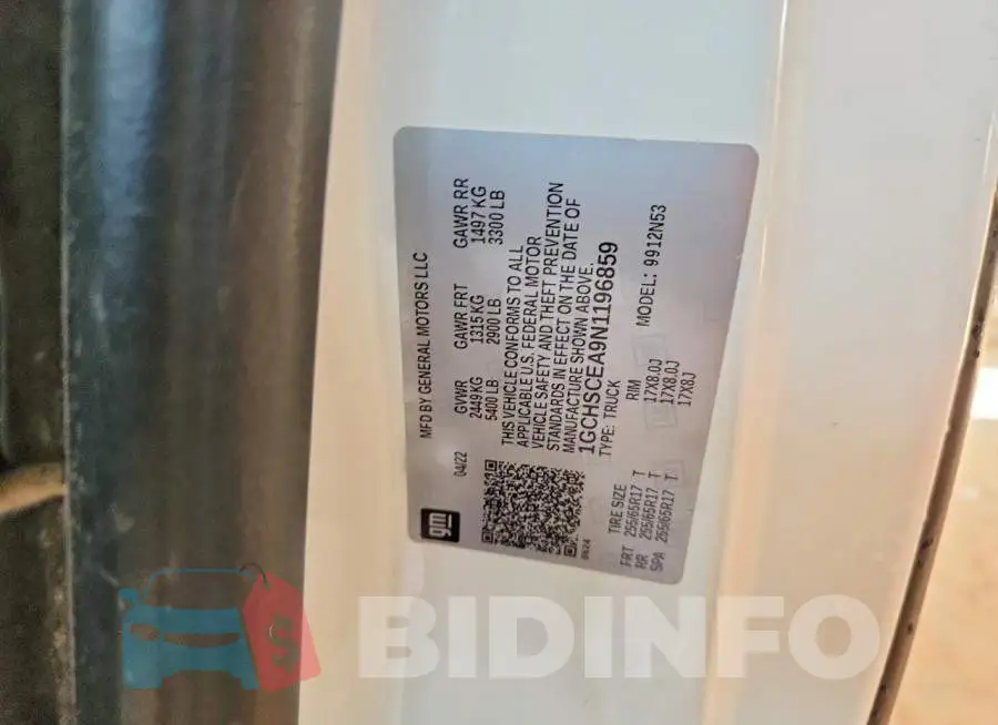 1GCHSCEA9N1196859 Photo# 12