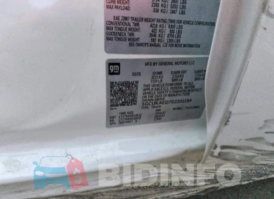 1GCUKAED7SZ201194 Photo# 13