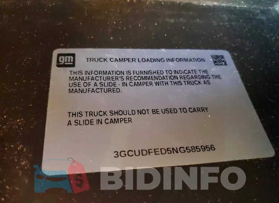 3GCUDFED5NG585956 Photo# 12