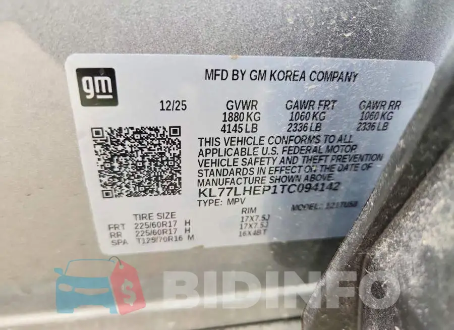 KL77LHEP1TC094142 Photo# 13