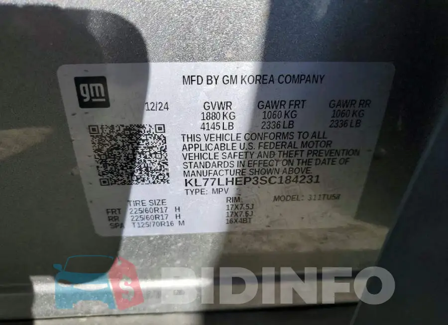 KL77LHEP3SC184231 Photo# 13