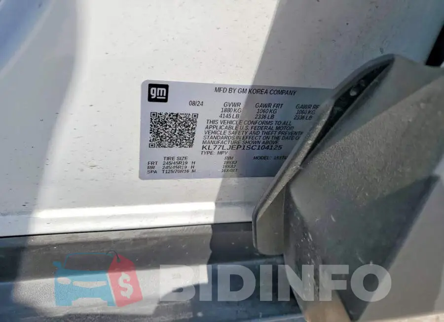 KL77LJEP1SC104125 Photo# 12