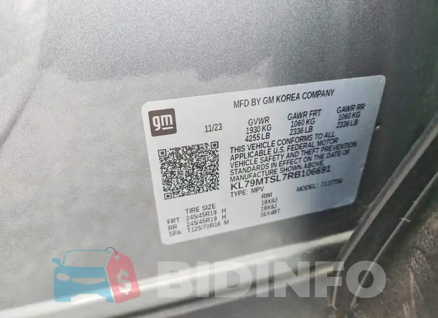 KL79MTSL7RB106691 Photo# 13