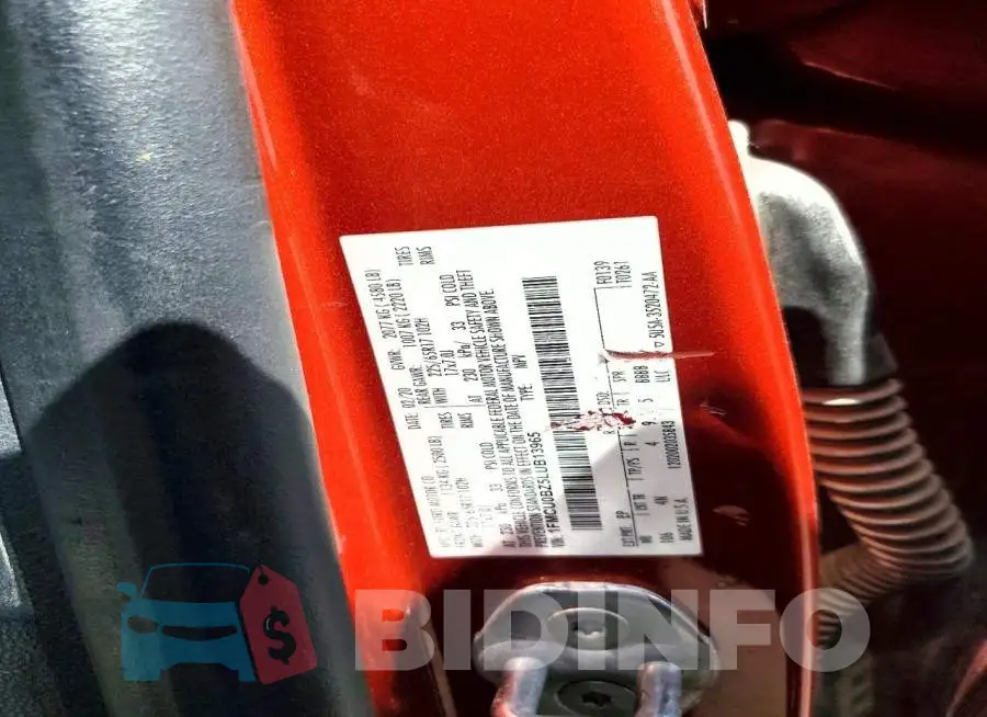 1FMCU0BZ5LUB13965 Photo# 12