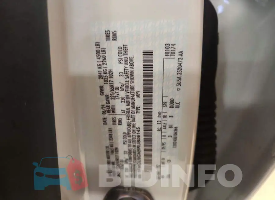 1FMCU9GN5RUB06145 Photo# 13